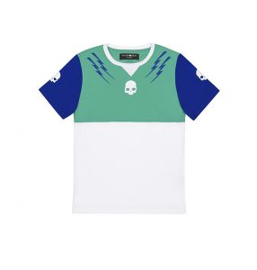 Hydrogen unixex camiseta Thunders blanco verde azul