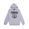 tennis skull hoodie gris