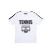 tennis skull t shirt blanco
