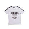 tennis skull t shirt gris