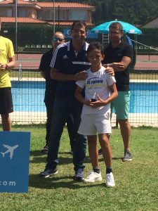 Dani García y Manu Fernández en la Selección Gallega de Tenis