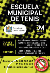 Escuela municipal de tenis (Burgas de Caldas)